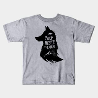 Inspirational Fox Nature Camping Design Kids T-Shirt